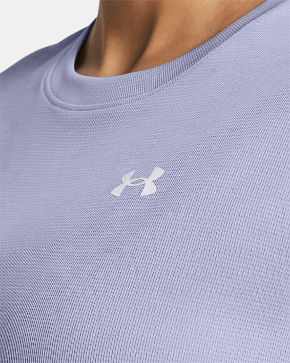 Tee-shirt à manches courtes UA Tech™ Textured pour femme, Purple, pdpMainDesktop image number 2